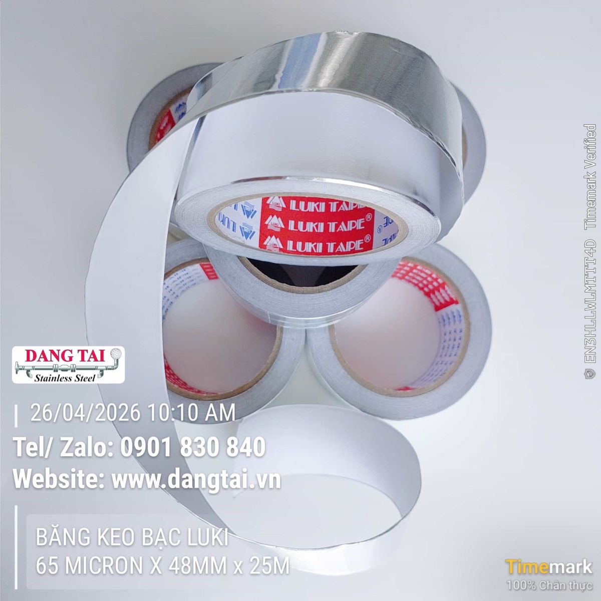 băng keo nhôm 50mm dán ống gió