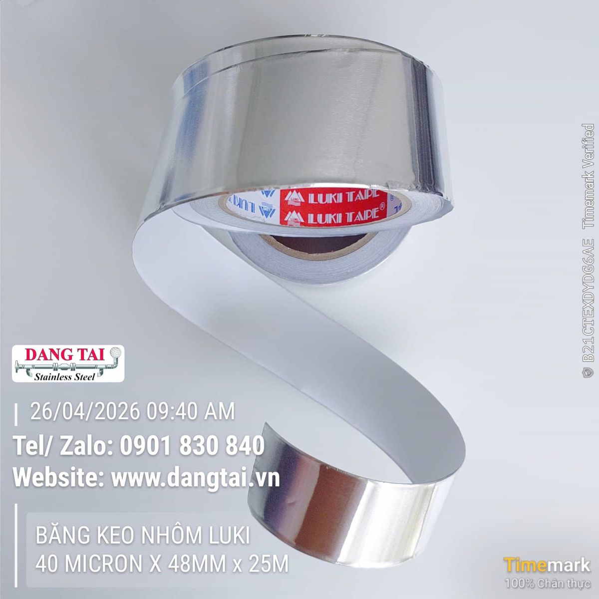 băng keo nhôm dán ống gió điều hòa HVAC