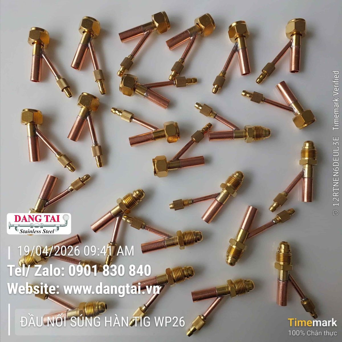 Đầu nối súng hàn TIG WP26