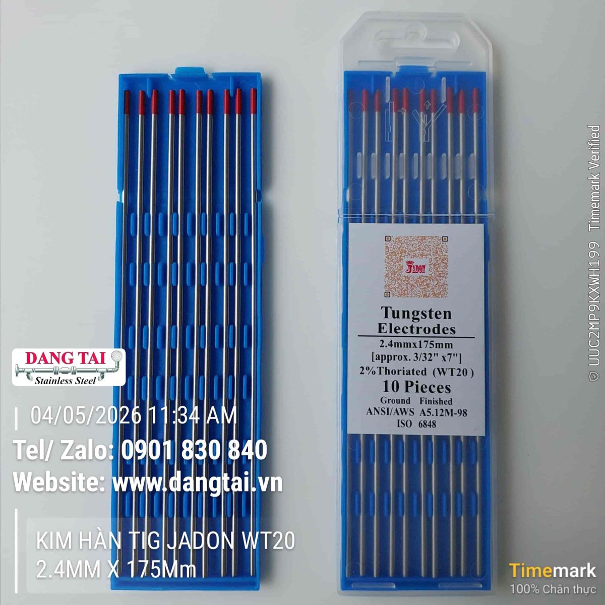 kim hàn TIG JADON WT20 chính hãng