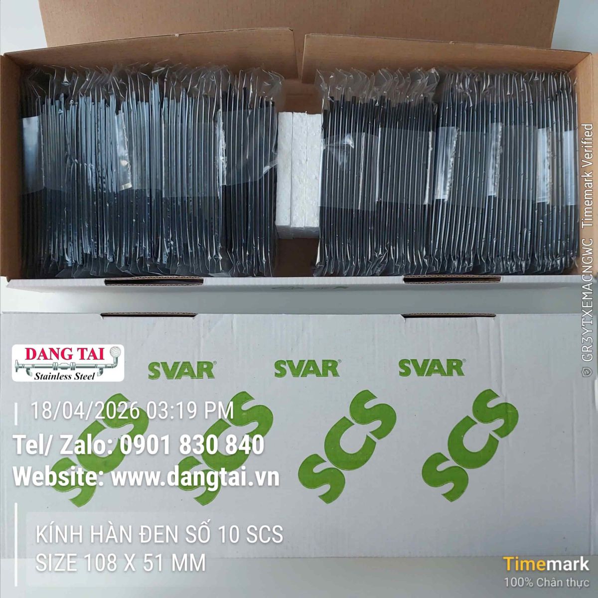 Kính hàn đen SCS