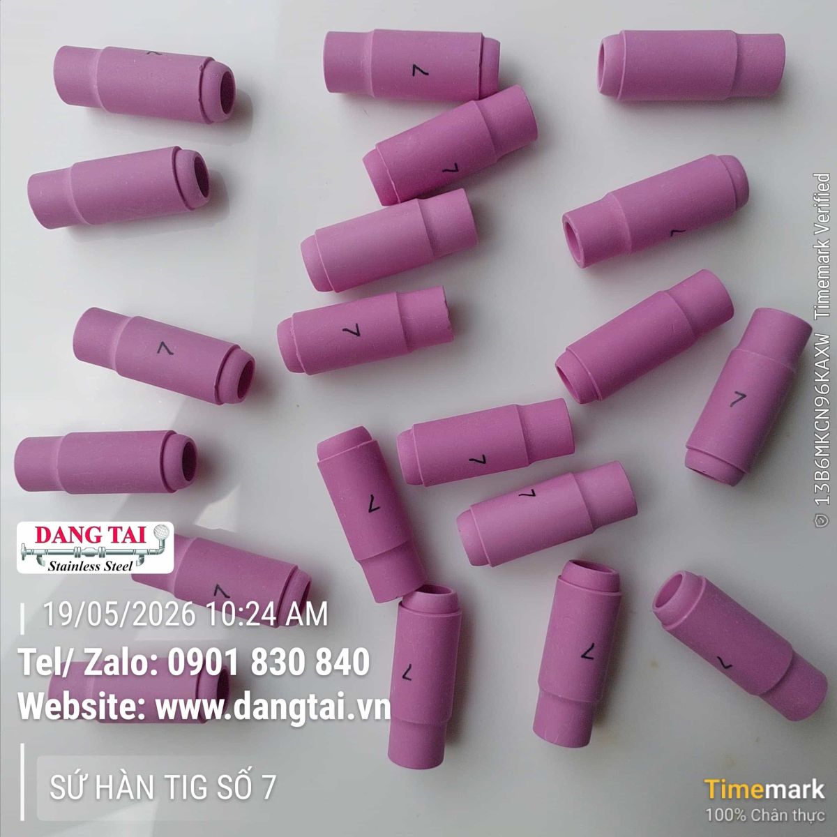 Sứ Hàn TIG Số 7 Chính Hãng Chịu Nhiệt Cao Cho Súng Hàn Argon WP17 WP18 WP26