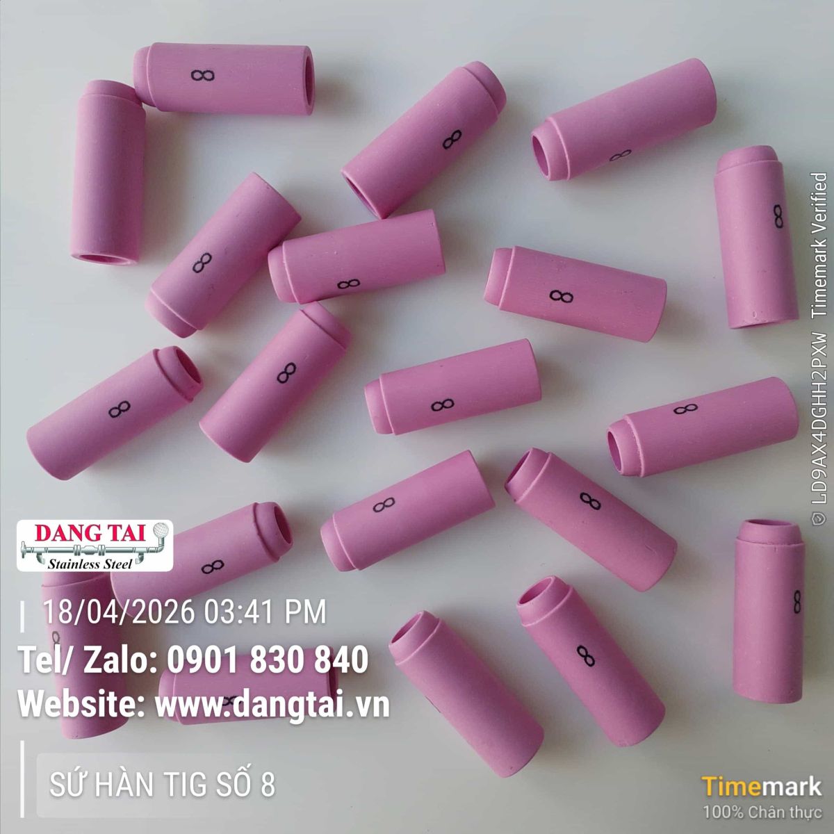 Sứ hàn tig số 8