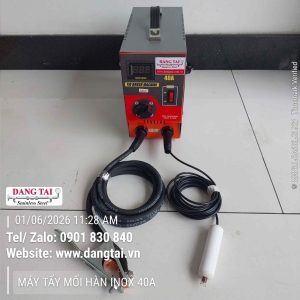 Máy Tẩy Mối Hàn Inox Điện Hóa 40A Giá Tốt – Làm Sạch Mối Hàn Nhanh, Hiệu Quả Cho Xưởng Cơ Khí