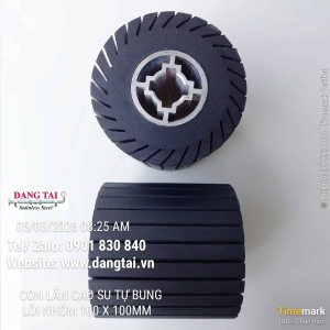 Con Lăn Cao Su Tự Bung 100x100mm – Đánh Bóng Inox, Kim Loại Giá Tốt