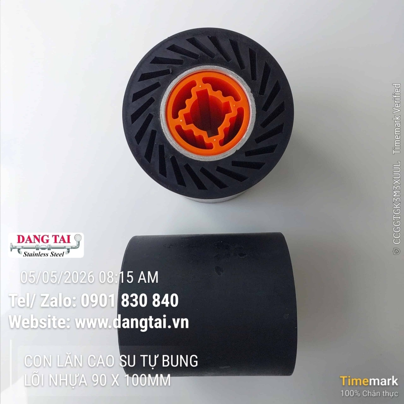 Con Lăn Cao Su Tự Bung 90x100mm – Đánh Bóng Inox, Kim Loại Giá Tốt