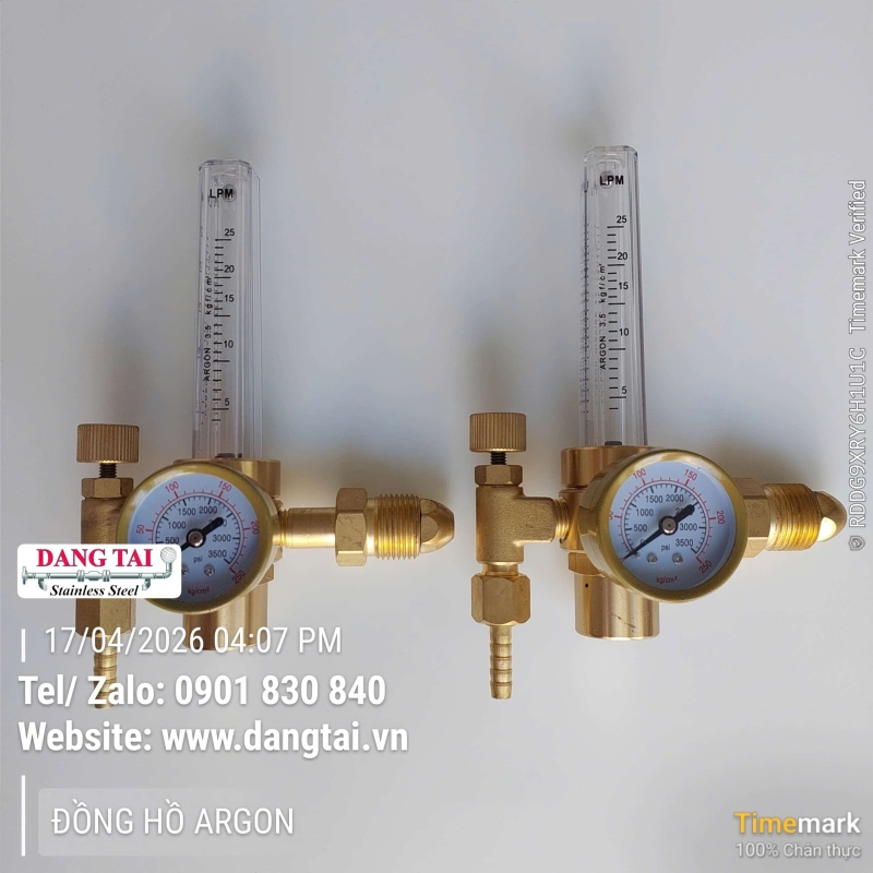 Đồng Hồ Khí Argon – Van Điều Áp Argon Giá Rẻ, Chính Hãng, Sẵn Kho