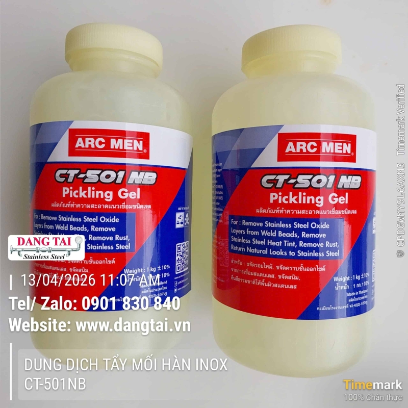 Chất Tẩy Mối Hàn Inox CT-501 – Làm Sạch Nhanh, Hiệu Quả Cao, Giá Tốt