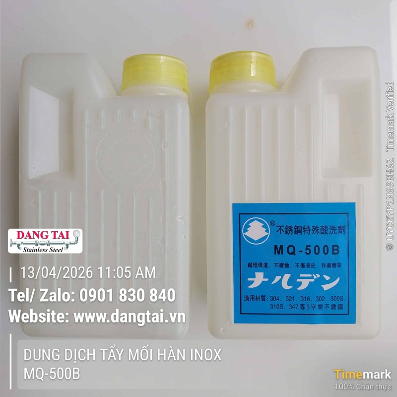 Dung Dịch Tẩy Mối Hàn Inox MQ 500B – Sạch Nhanh, Hiệu Quả Cao, Giá Tốt