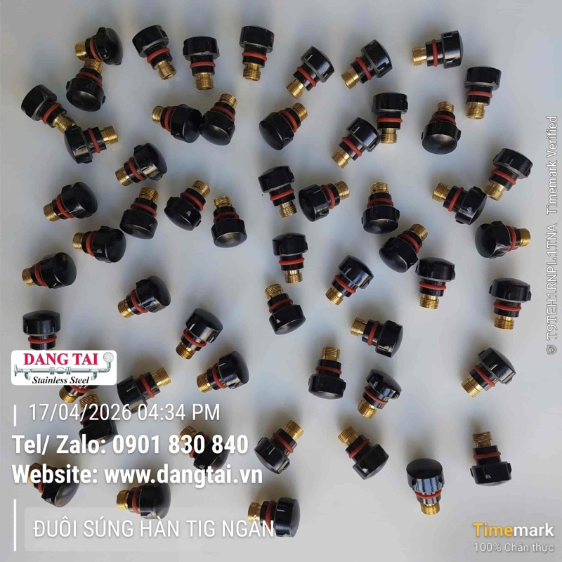 Đuôi Súng Hàn TIG (Back Cap TIG) – Giá Rẻ, Đủ Loại Dài Ngắn, Sẵn Kho
