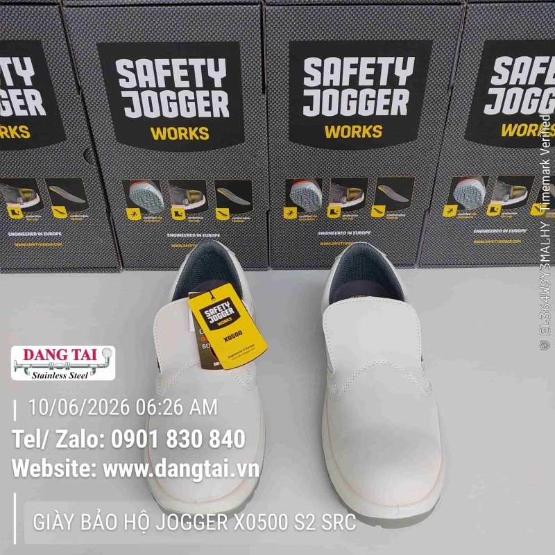 Giày Bảo Hộ Jogger X0500 S2 SRC Chính Hãng – Mũi Thép, Chống Trơn Trượt, Chống Thấm Nước