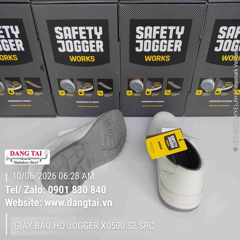 Giày Bảo Hộ Jogger X0500 S2 SRC Chính Hãng – Mũi Thép, Chống Trơn Trượt, Chống Thấm Nước