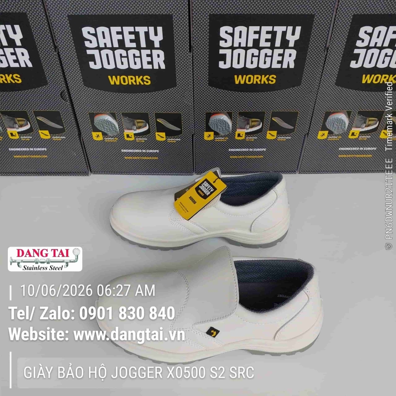 Giày Bảo Hộ Jogger X0500 S2 SRC Chính Hãng – Mũi Thép, Chống Trơn Trượt, Chống Thấm Nước