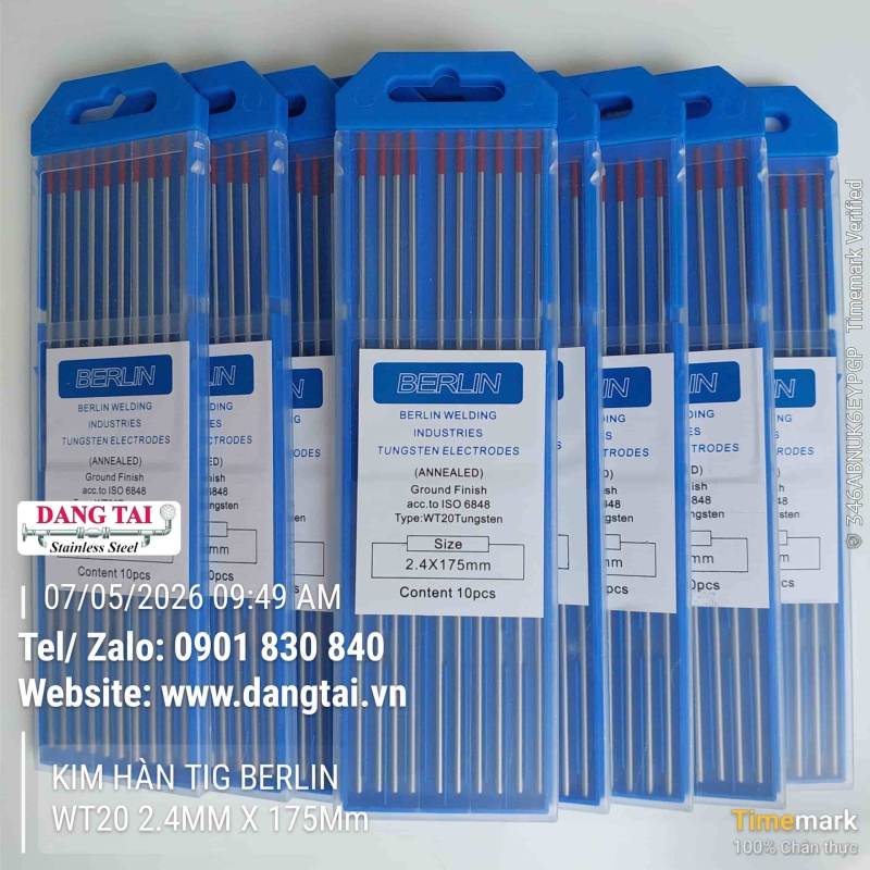 Kim Hàn TIG 2.4mm Giá Rẻ – Hàng Sẵn Kho, Giao Nhanh