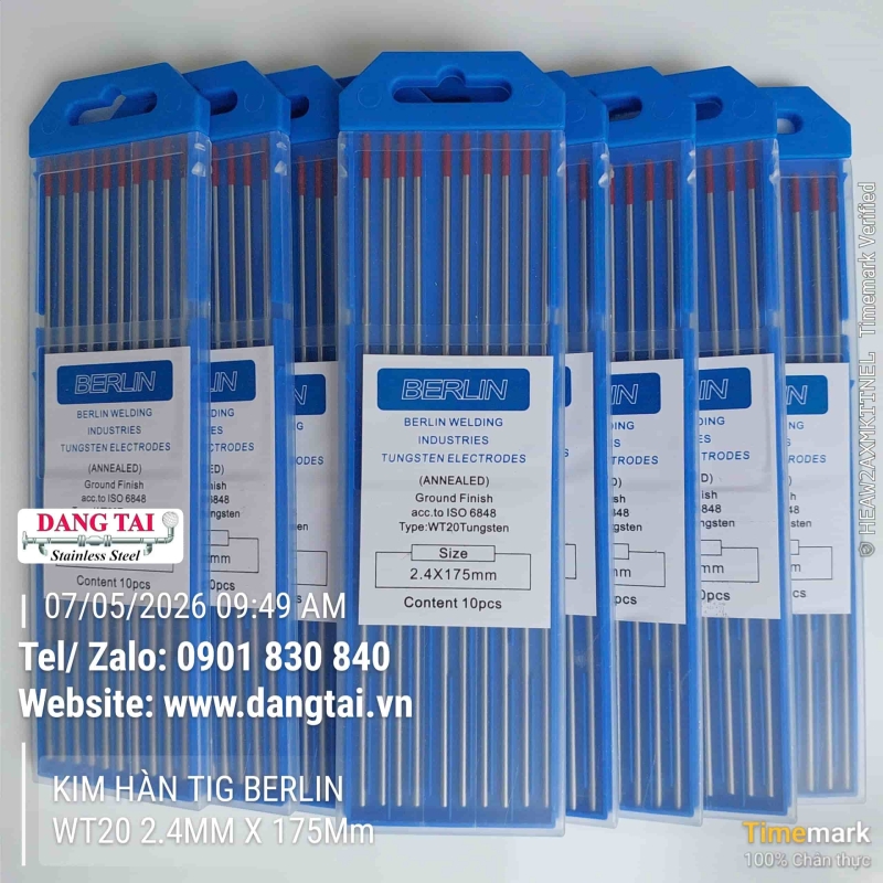Kim Hàn TIG 2.4mm Giá Rẻ – Hàng Sẵn Kho, Giao Nhanh