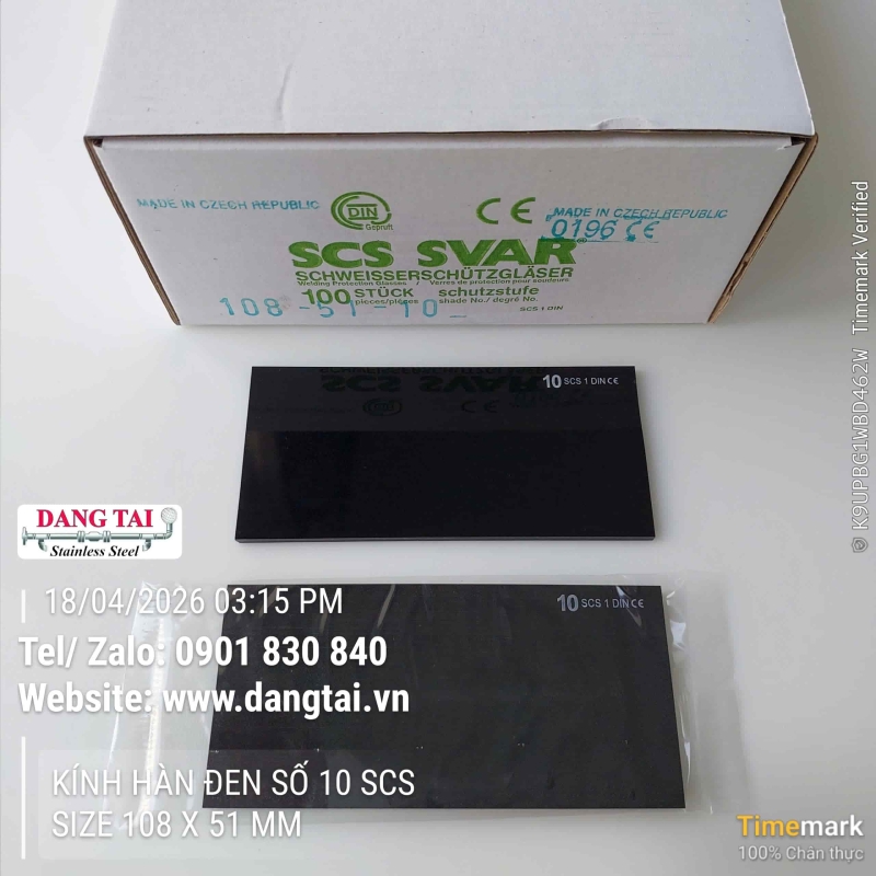 Kính Hàn Đen SCS – Chống Tia UV/IR, Bảo Vệ Mắt, Giá Rẻ