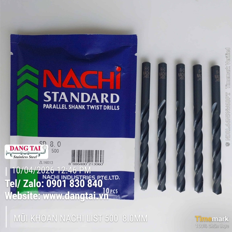 Mũi Khoan Nachi Chính Hãng Nhật Bản – Giá Tốt, Giao Hàng Nhanh