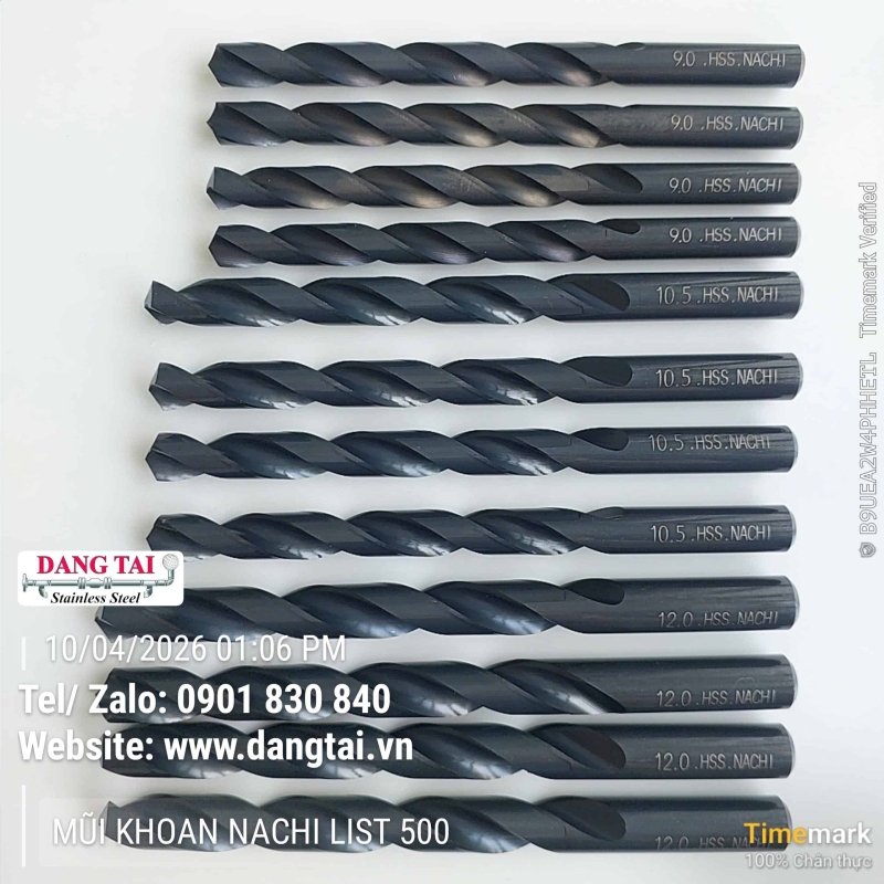Mũi Khoan Nachi Chính Hãng Nhật Bản – Giá Tốt, Giao Hàng Nhanh
