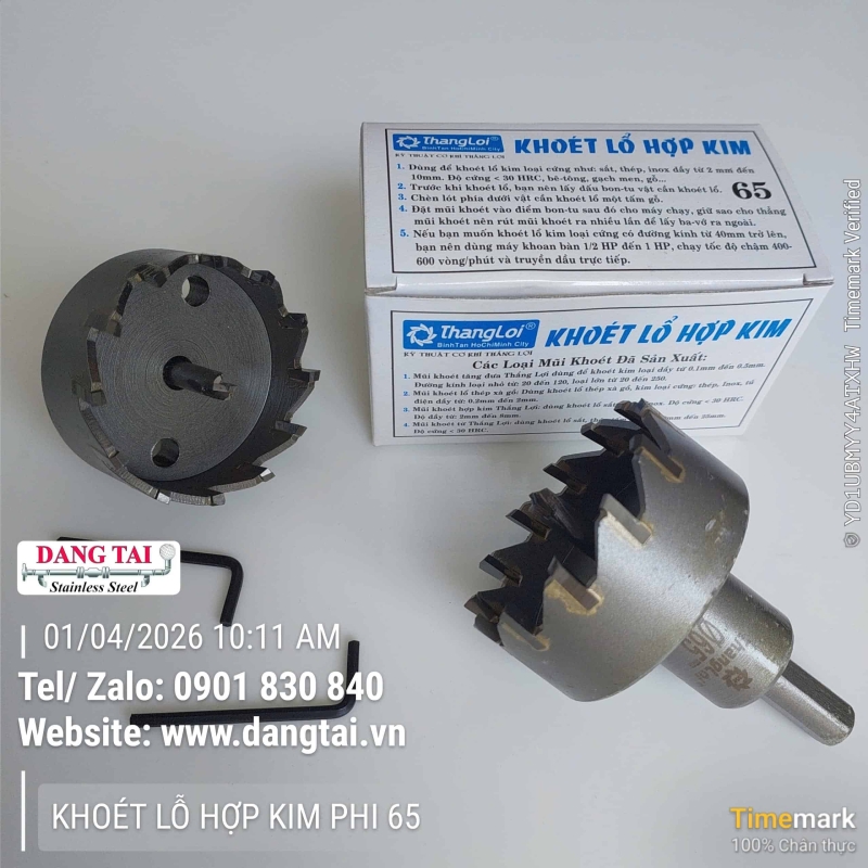 Mũi Khoét Hợp Kim Thắng Lợi Chính Hãng – Độ Bền Cao, Giá Tốt