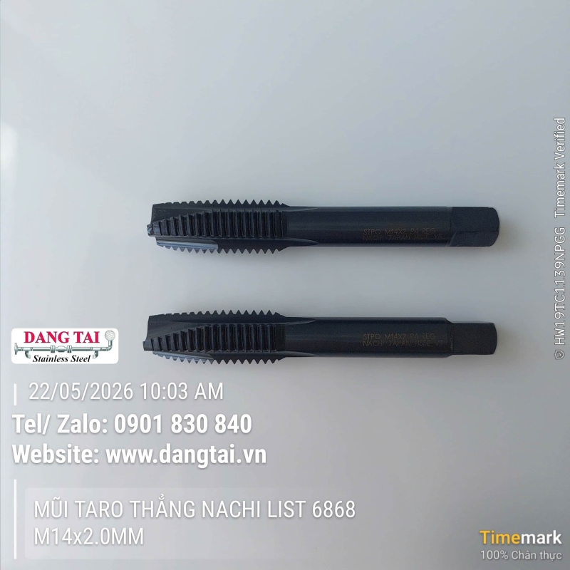 Mũi Taro Thẳng Nachi List 6868 Chính Hãng Nhật Bản – Đầy Đủ Size, Giá Tốt
