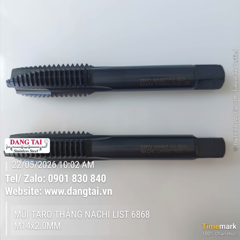 Mũi Taro Thẳng Nachi List 6868 Chính Hãng Nhật Bản – Đầy Đủ Size, Giá Tốt