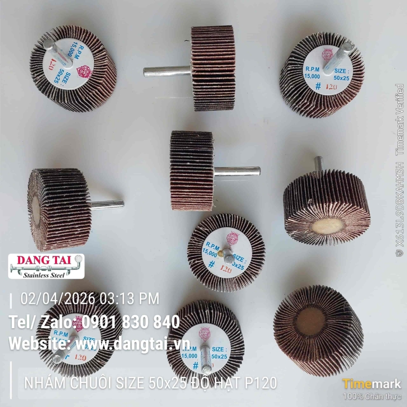 Nhám Chuôi Đánh Bóng Inox, Kim Loại – Bền Cao, Hiệu Suất Tốt, Giá Tốt