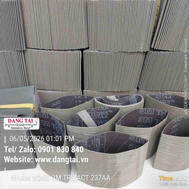 Nhám Vòng 3M Trizact 237AA – Đánh Bóng Inox Siêu Mịn, Bền Cao