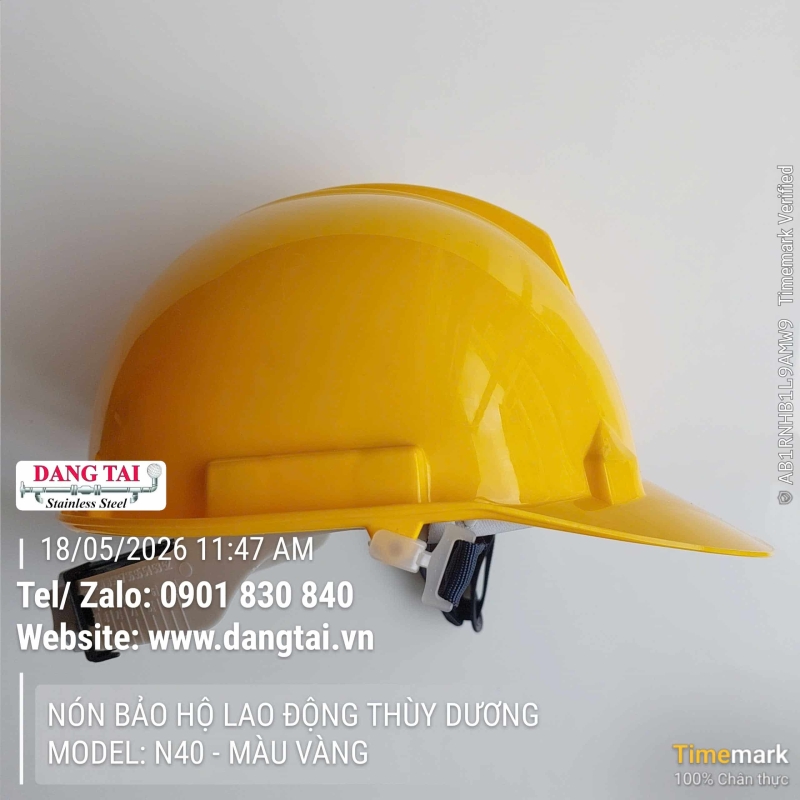Nón Bảo Hộ Lao Động Thùy Dương N40 Chính Hãng – An Toàn, Giá Tốt
