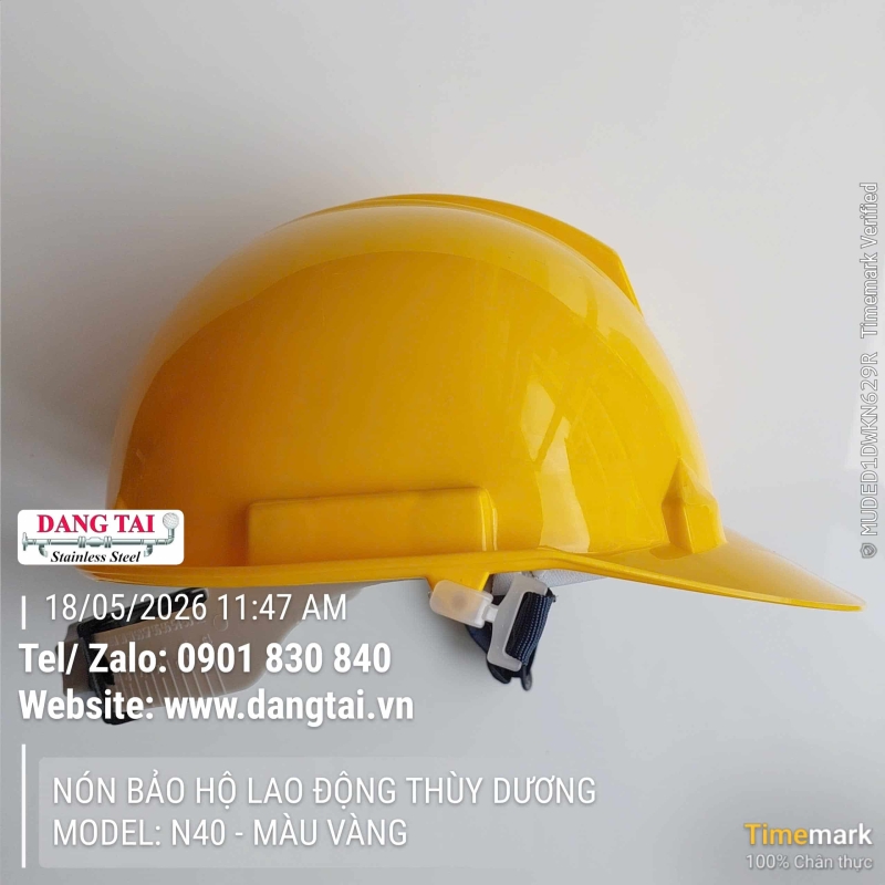Nón Bảo Hộ Lao Động Thùy Dương N40 Chính Hãng – An Toàn, Giá Tốt